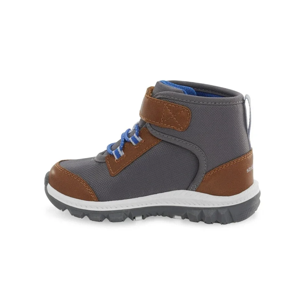 Stride Rite 360 Freya KB027702 Boots Toddler US 11 Gray Brown Ankle Strap NCZ254